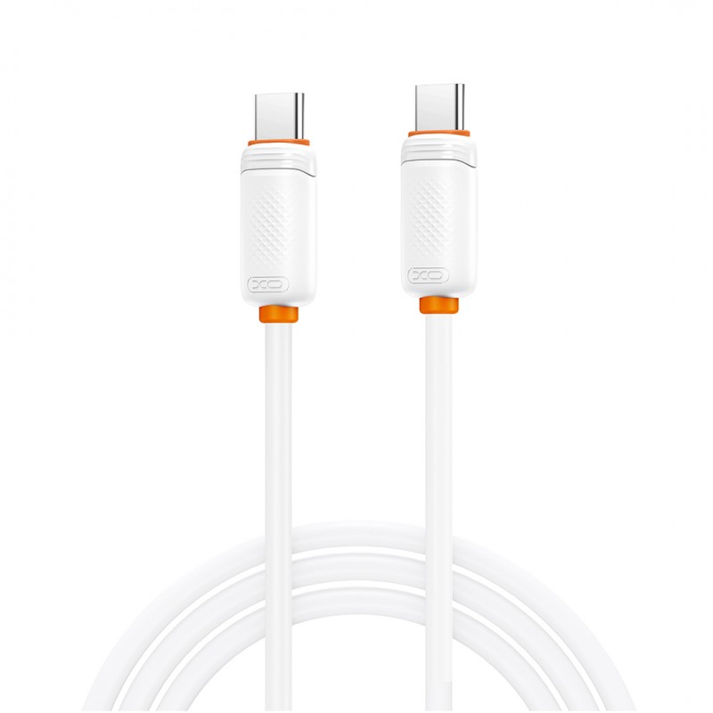 XO кабел NB-Q302B PD USB-C - USB-C 1,0m 60W бял