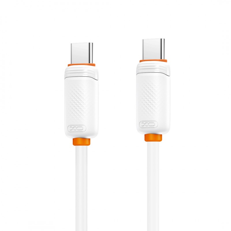 XO кабел NB-Q302B PD USB-C - USB-C 1,0m 60W бял