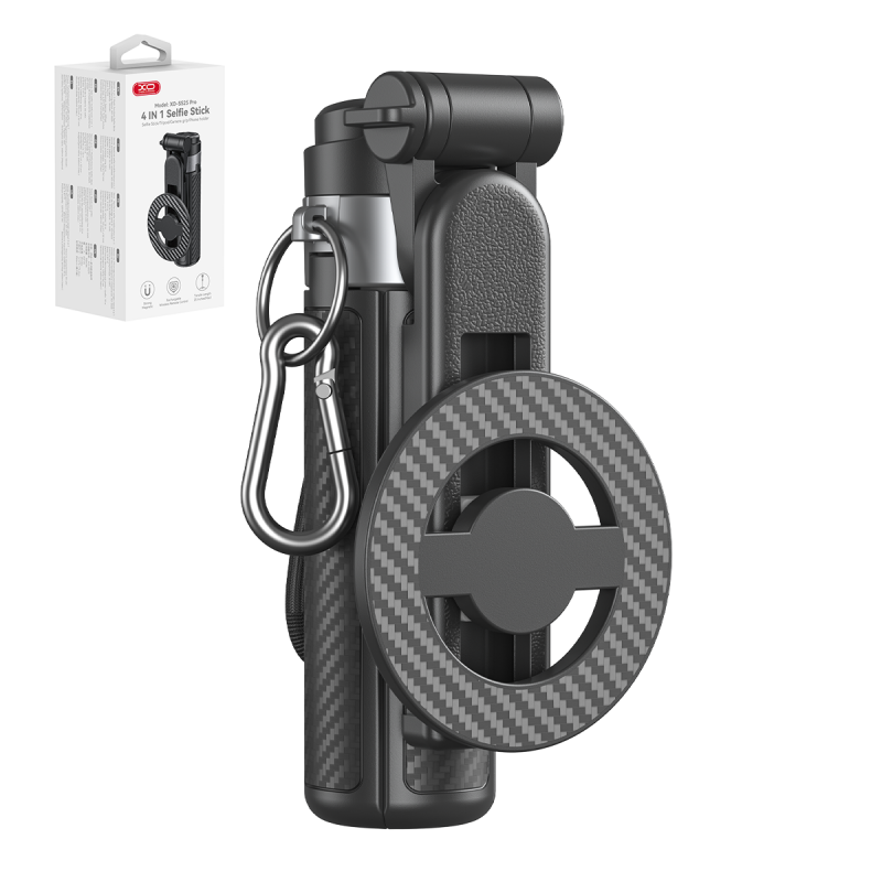 XO Bluetooth селфи стик tripod SS25 черен магнитен за MagSafe 64cm