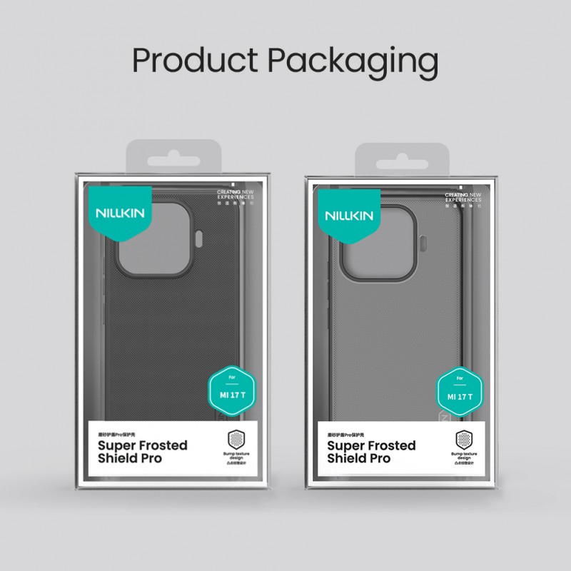 Кейс Nillkin Super Frosted Shield Pro за Xiaomi 17T черен