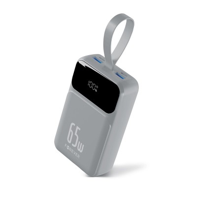 Forever power bank Vibe-TB65 PD QC 65W 20000 mAh сребрист