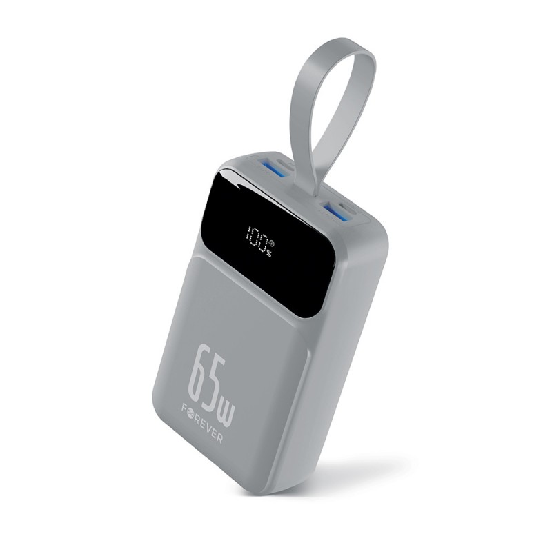 Forever power bank Vibe-TB65 PD QC 65W 20000 mAh сребрист