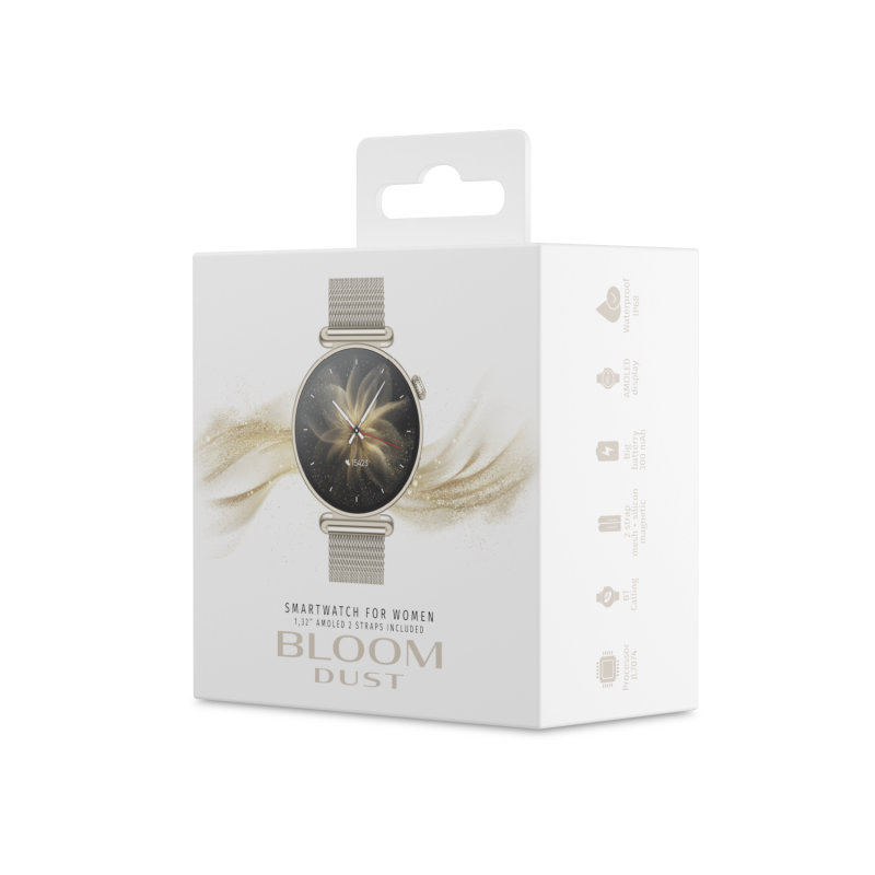 Forever смарт часовник Bloomdust SB-380 шампанско злато
