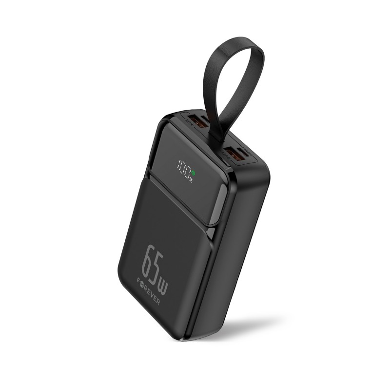 Forever power bank TB-400 PD QC 65W 20000 mAh черен
