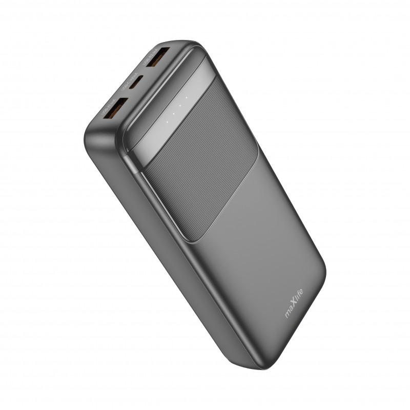 Външна батерия Maxlife MXPB-09 QC PD 65W 20000 mAh, черна