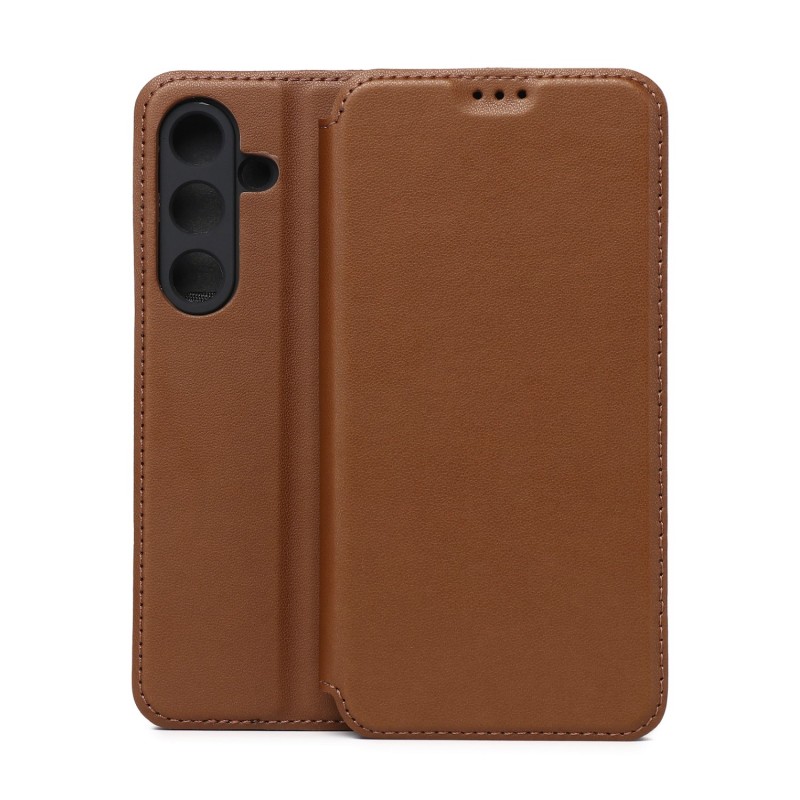 Калъф Smart Touch за Samsung Galaxy S24 кафяв