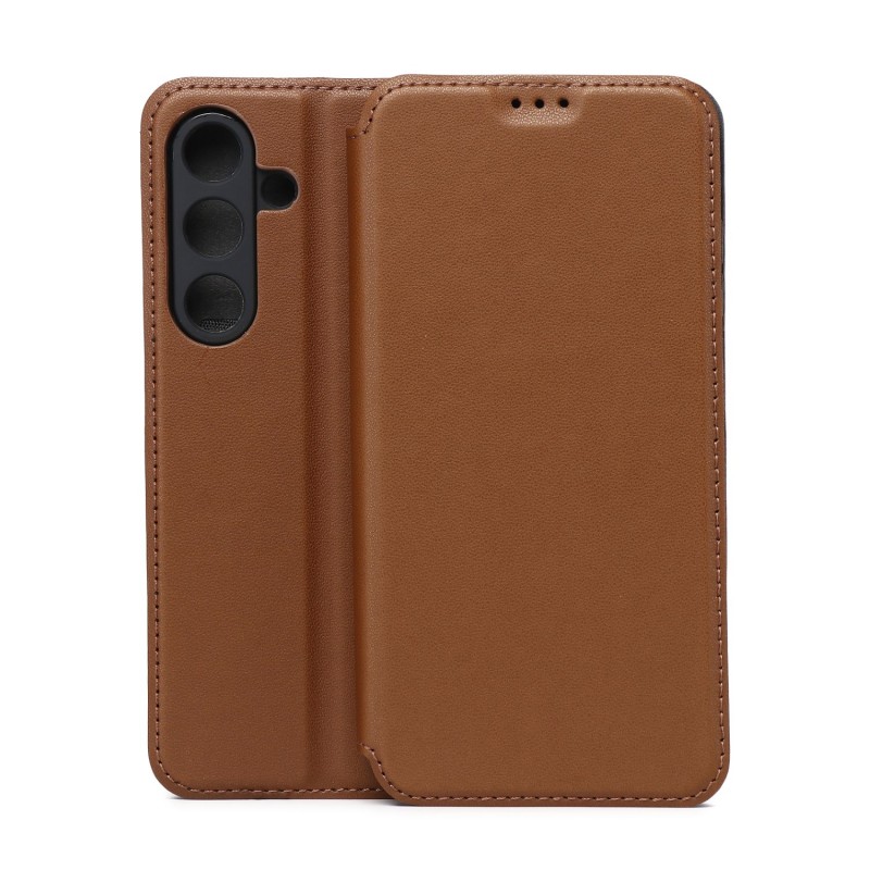 Калъф Smart Touch за Samsung Galaxy S25 кафяв