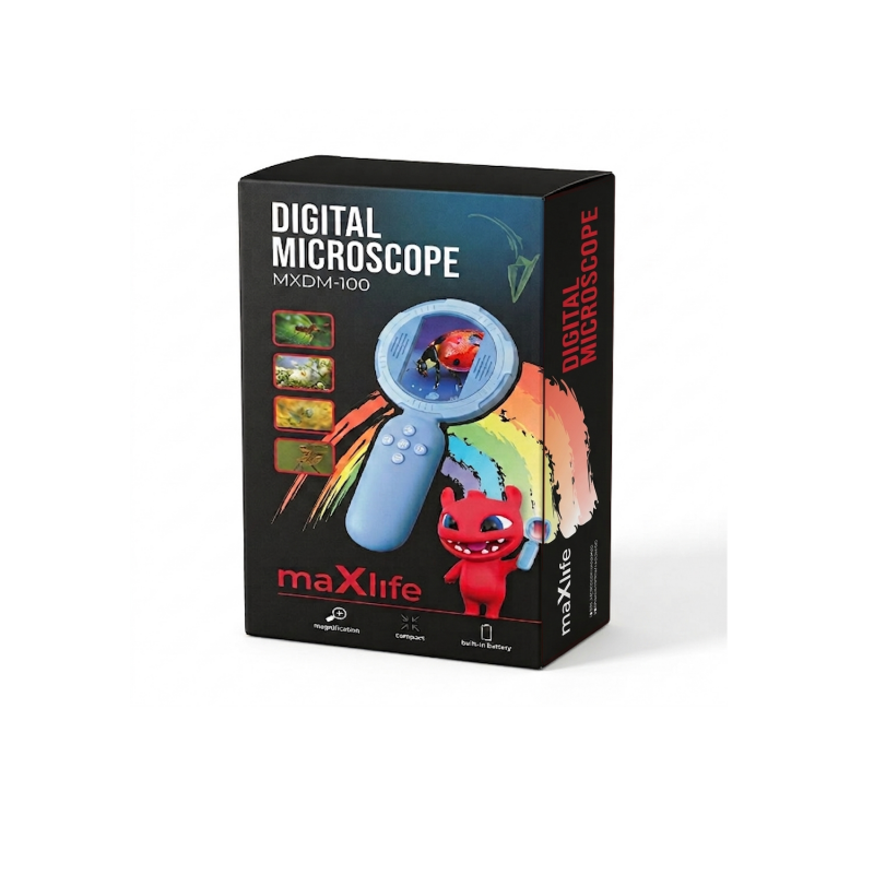Maxlife цифров микроскоп MXDM-100 син