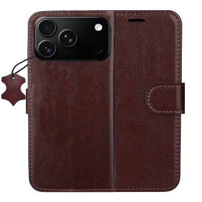 Кожен калъф Smart Luxe за iPhone 17 Pro 6,3