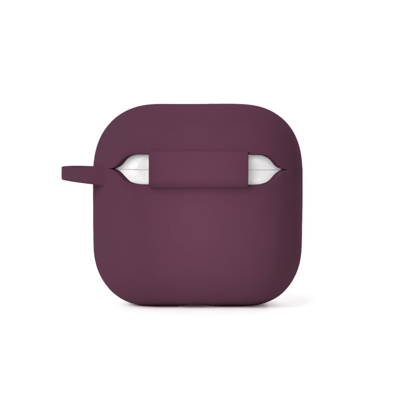 Etteri силиконов калъф за AirPods 4 тъмна череша