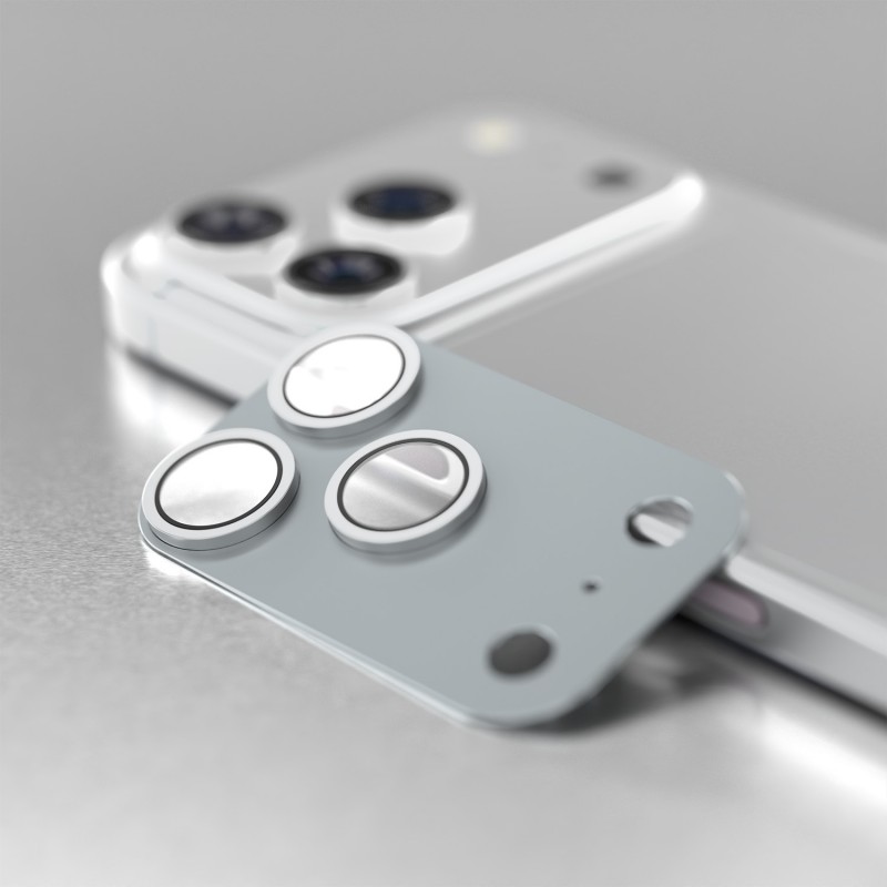 Etteri пълна защита за камерите за iPhone 18 Pro сребрист
