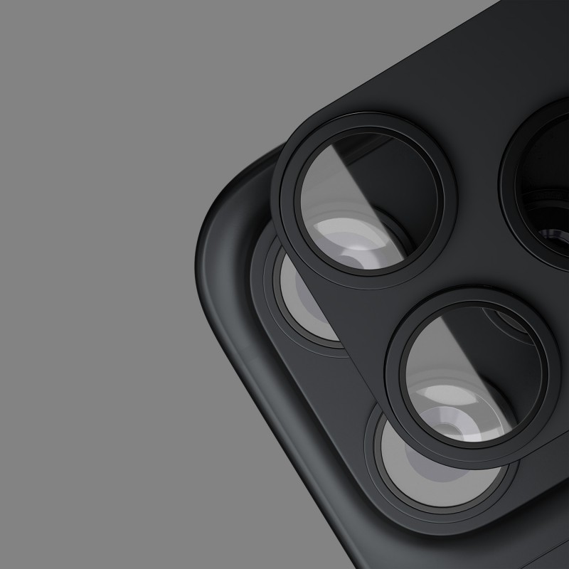 Etteri пълна защита за камерите за iPhone 18 Pro тъмносив