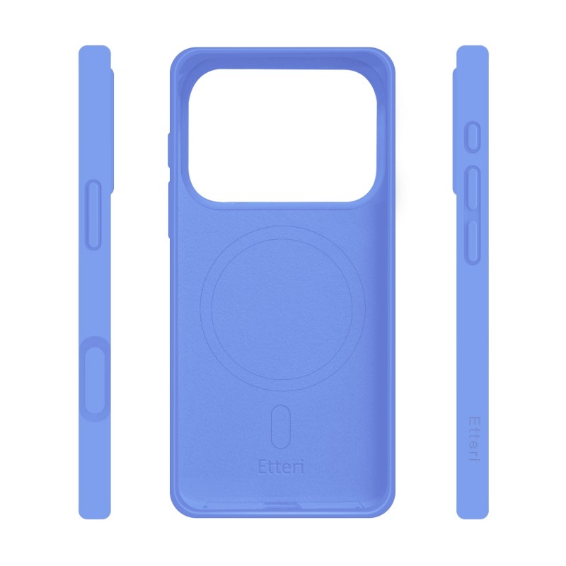 Кейс Etteri Silicone Mag за iPhone 17 Pro / 18 Pro светлосин