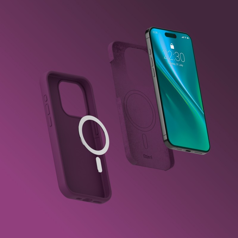 Кейс Etteri Silicone Mag за iPhone 15 6,1