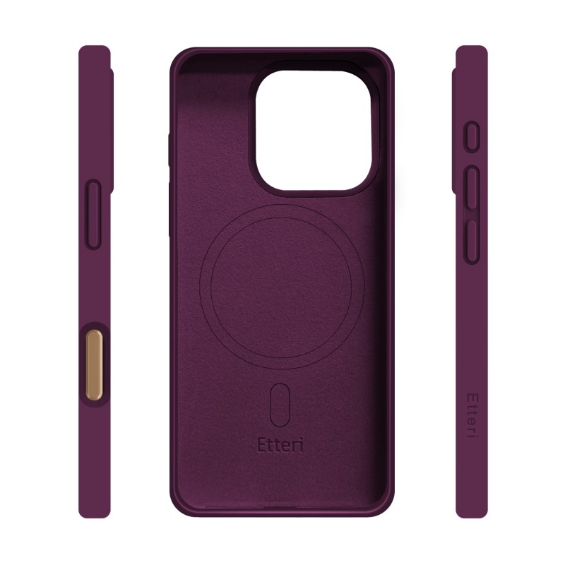 Кейс Etteri Silicone Mag за iPhone 16 Pro 6,3