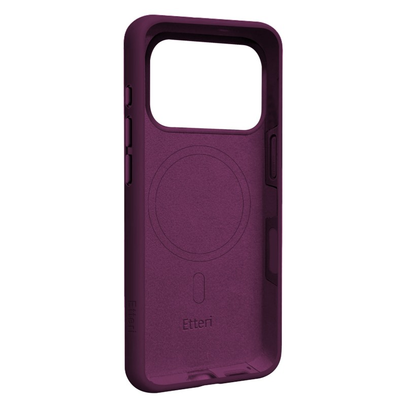 Кейс Etteri Silicone Mag за iPhone 17 Pro Max / 18 Pro Max 6,9'' тъмна череша