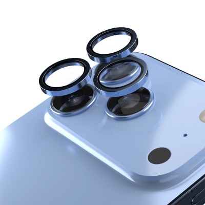 Etteri стъкло за камера за iPhone 18 Pro / 18 Pro Max светлосиньо
