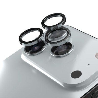 Etteri стъкло за камера за iPhone 18 Pro / 18 Pro Max сребристо