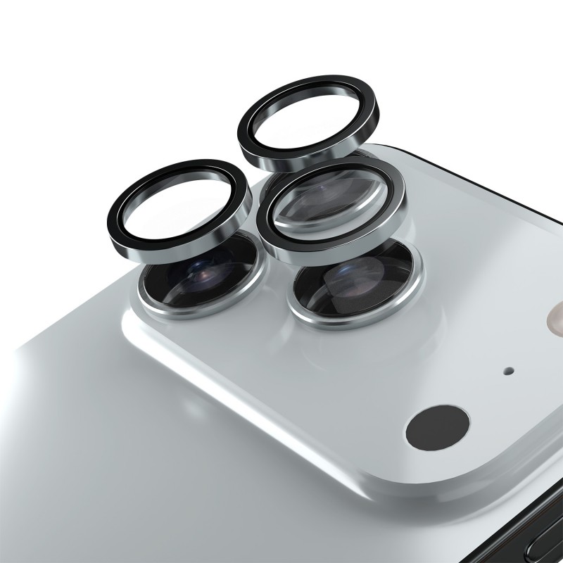 Etteri стъкло за камера за iPhone 18 Pro / 18 Pro Max сребристо