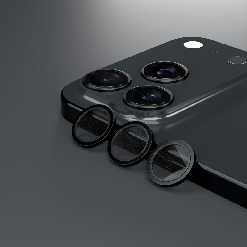 Etteri стъкло за камера за iPhone 18 Pro / 18 Pro Max тъмносиво