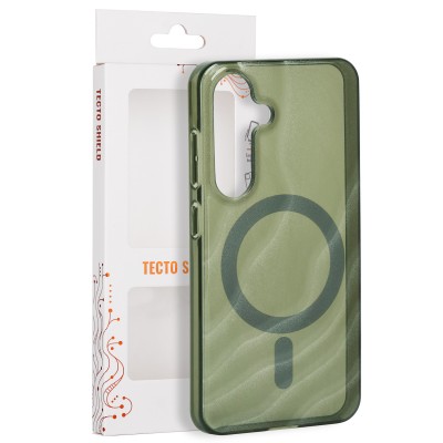 Калъф Tecto Shield Desert Mag за Samsung Galaxy S25 тъмномаслинен