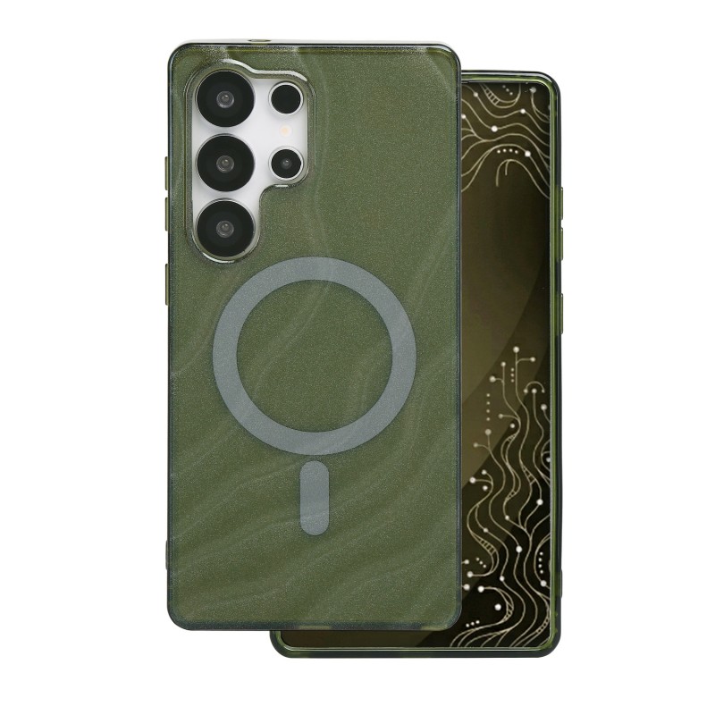 Калъф Tecto Shield Desert Mag за Samsung Galaxy S25 Ultra тъмномаслинен