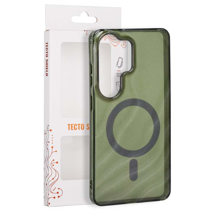 Калъф Tecto Shield Desert Mag за Samsung Galaxy S26 Ultra тъмномаслинен