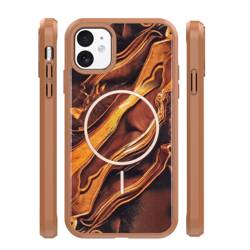 Калъф Golden Autumn за iPhone 11 кафяв