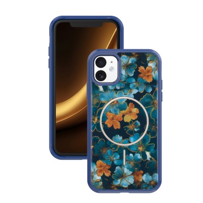 Калъф Golden Autumn за iPhone 11 тъмносин
