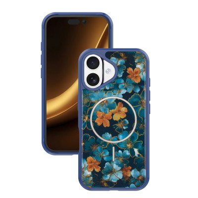 Калъф Golden Autumn за iPhone 17 6,3'' тъмносин