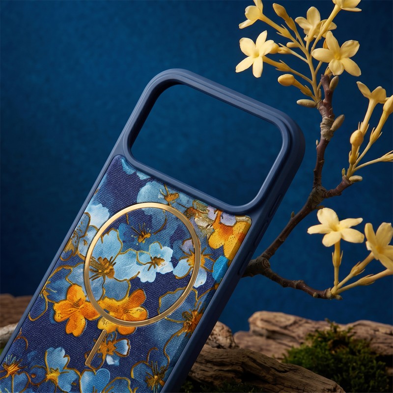 Калъф Golden Autumn за iPhone 17 Pro / 18 Pro 6,3'' тъмносин