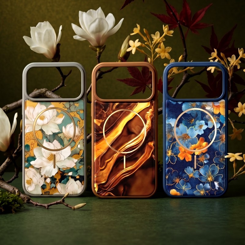 Калъф Golden Autumn за iPhone 17 6,3'' кафяв