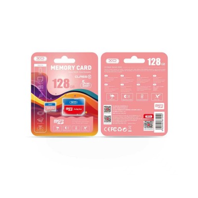 XO карта памет 128GB microSDXC кл. 10 + адаптер