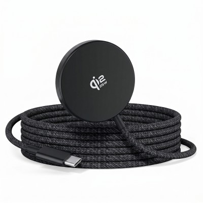 XO безжично индуктивно зарядно QI2.2 JH025 магнитно 25W черно