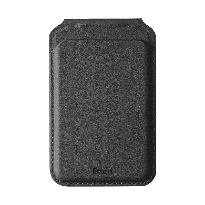 Портфейл за карти Etteri Trio Mag със стойка черен