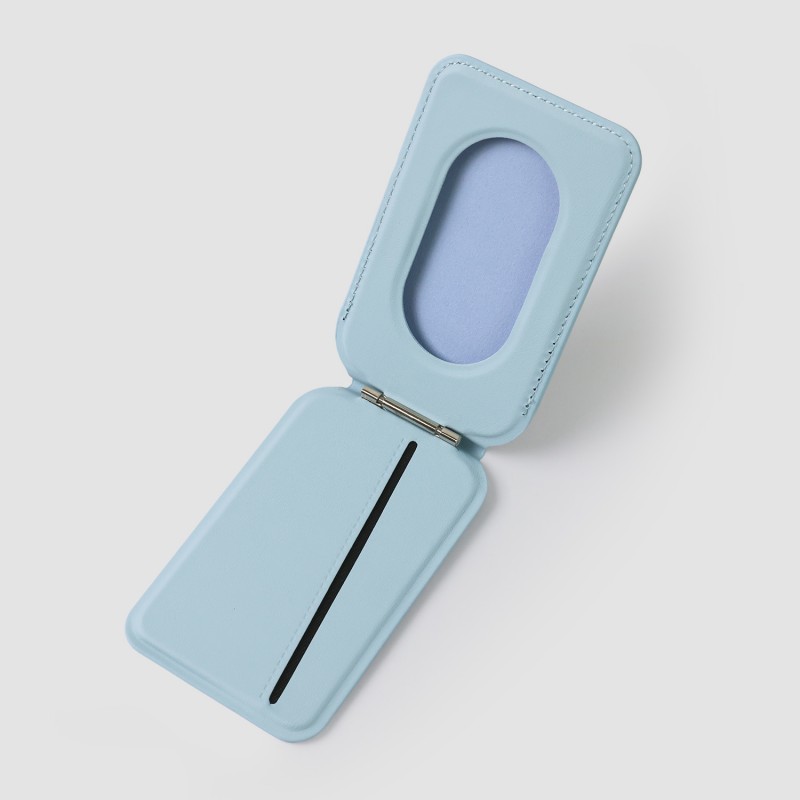 Портфейл за карти Etteri Trio Mag със стойка небесносин
