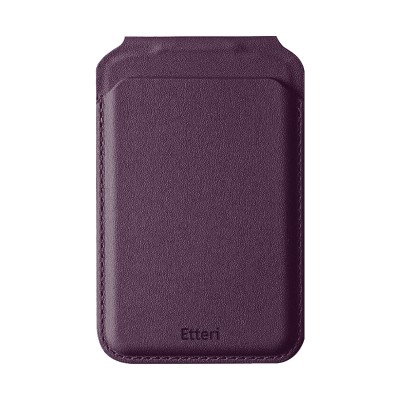 Портфейл за карти Etteri Trio Mag със стойка тъмночервен