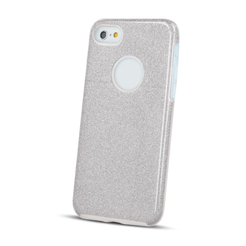 Калъф Glitter 3in1 за iPhone 7 / 8 / SE 2020 / SE 2022 сребрист