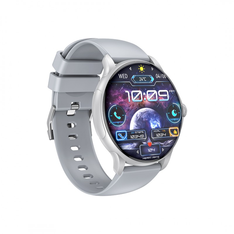 XO смарт часовник J11 Amoled, сребрист