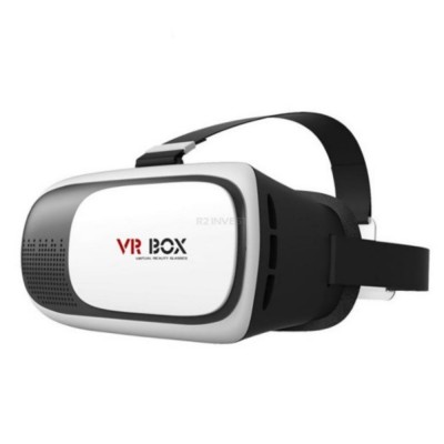 3D Виртуални очила VR Box, с дистанционно, Бели
