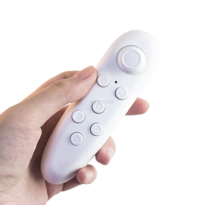 3D Виртуални очила VR Box, с дистанционно, Бели