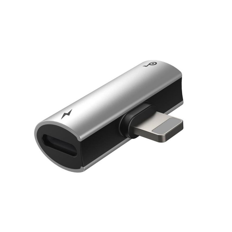 Адаптер Baseus L46, Lightning към 2 x Lightning, Сребрист