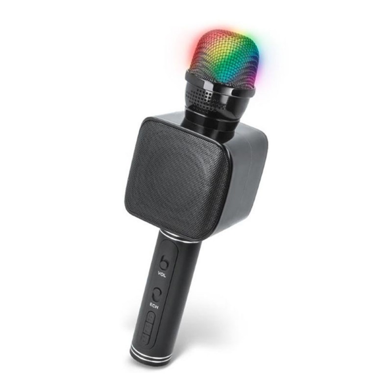 Безжичен микрофон Forever BMS-400 с тонколонка, за караоке, Черен