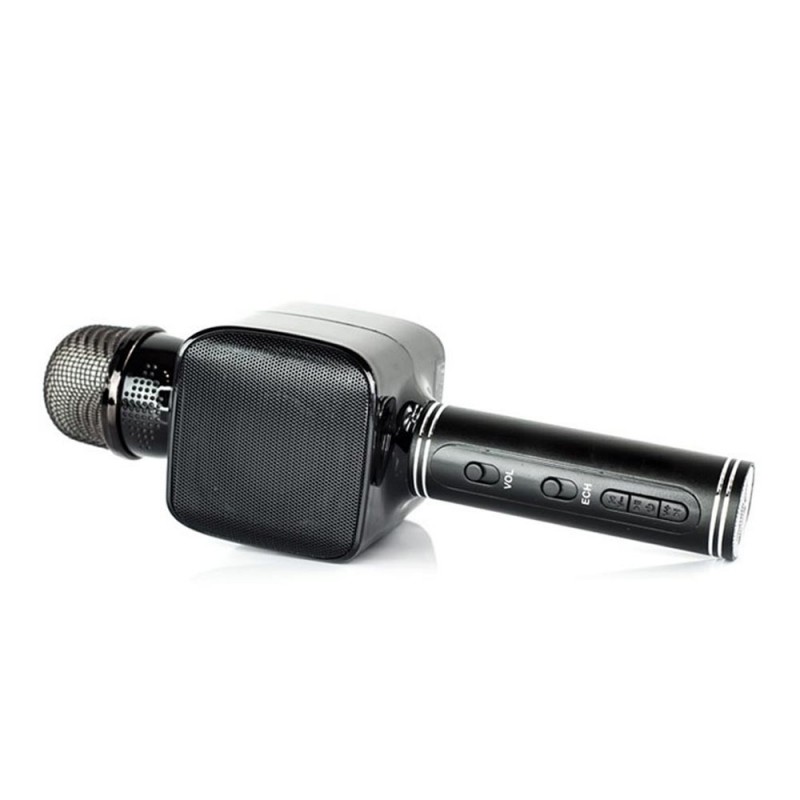 Безжичен микрофон Forever BMS-400 с тонколонка, за караоке, Черен