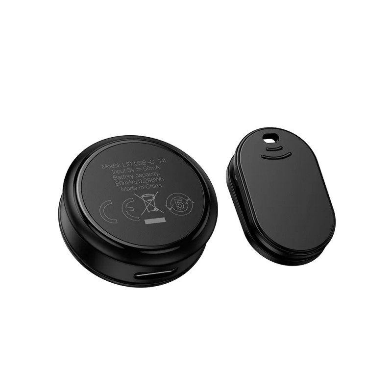 Безжичен микрофон Hoco L21 USB-C, с приемник, черен