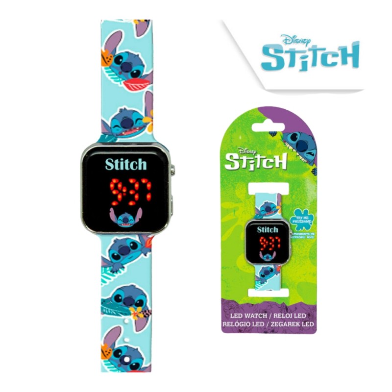 Детски LED часовник Стич - Stitch