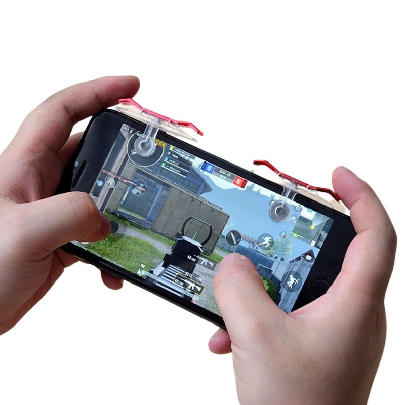 Джойстик държач bSmart E9 за игри, комплект 2 броя, Червен