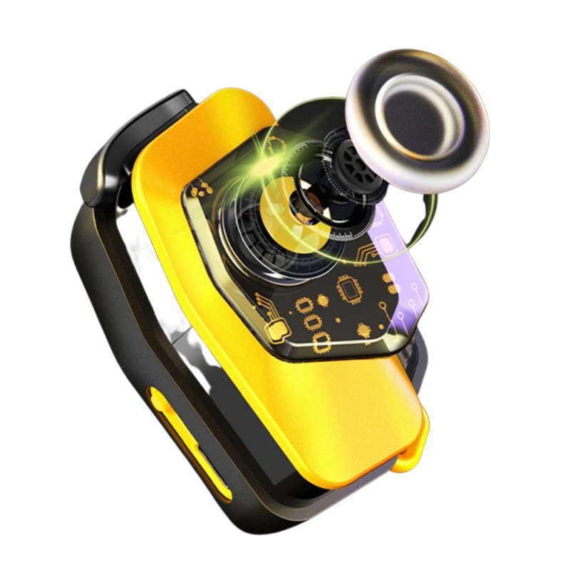 Джойстик за телефон bSmart C1 за игри, с ниска латентност, безжичен, Черен/Жълт