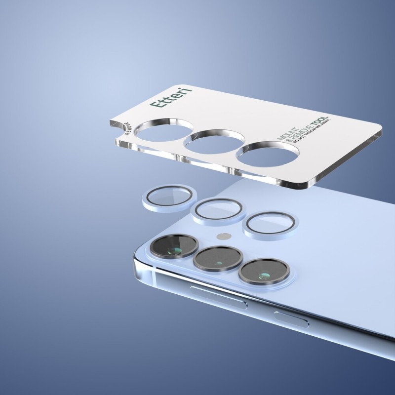 Etteri протектор метални рингове за задна камера за Samsung Galaxy S26, син