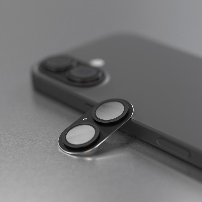 Etteri протектор задна камера пълна защита за iPhone 17 (6.3), черен